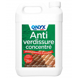 Anti verdissure concentré PRO 5%, curatif et préventif, 5 L - Onyx Bricolage - Référence fabricant : E19050503
