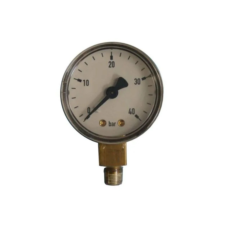 Acetyleen manometer, diameter 50, HP 40 bar