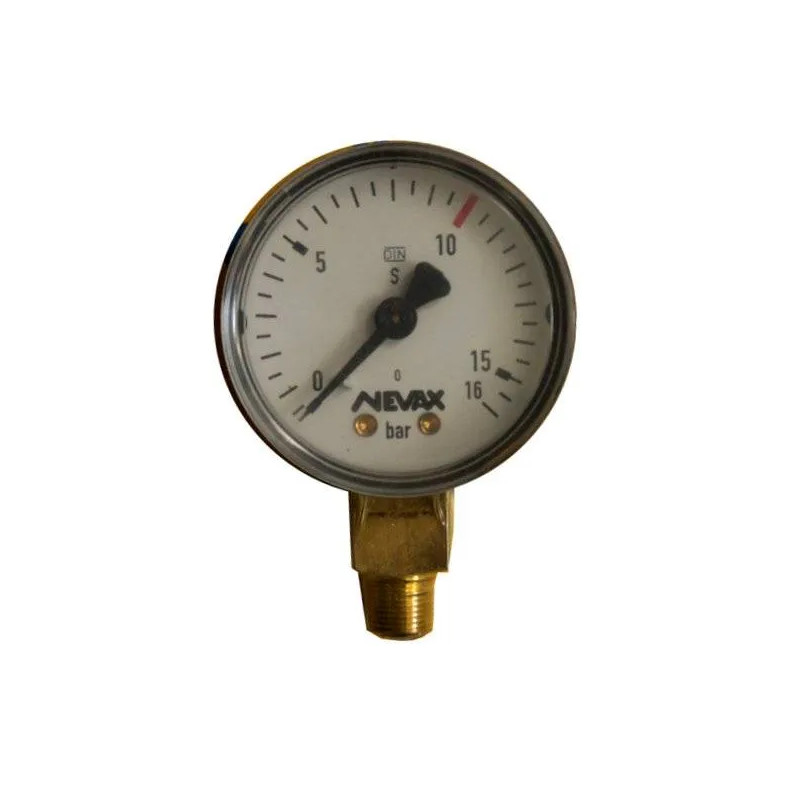 Zuurstofmanometer diameter 50, BP. 16 bar