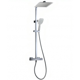 RUBY thermostatic shower column, square version - PF Robinetterie - Référence fabricant : 15QU225THA