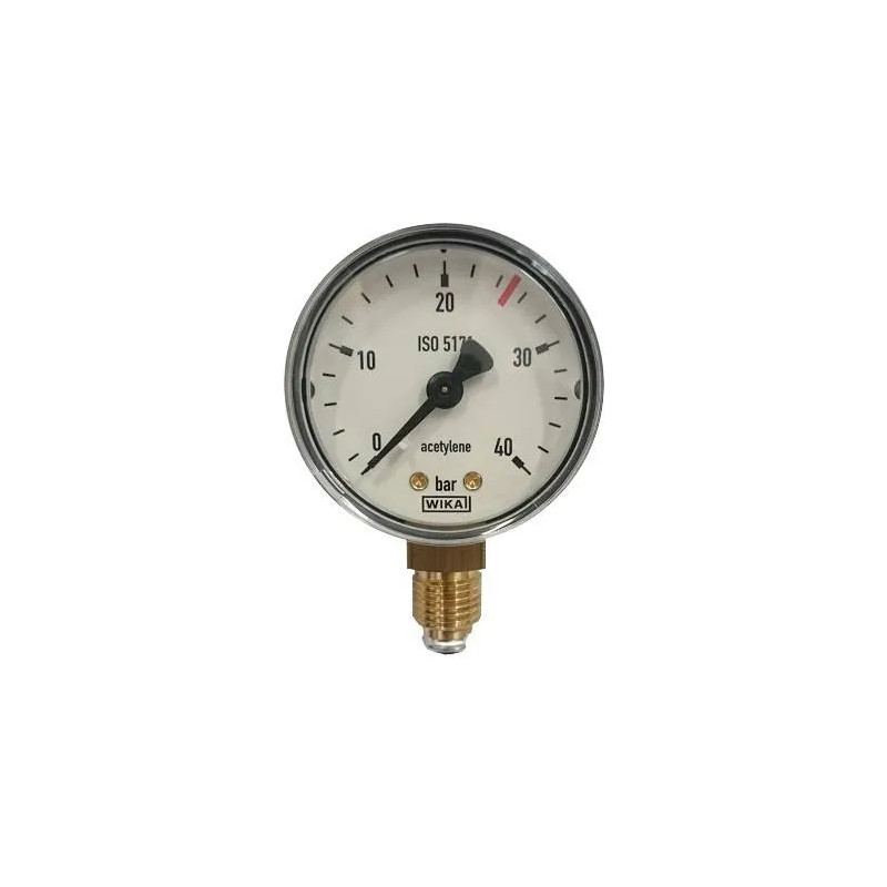 Acetyleen manometer HP 0 tot 40 B