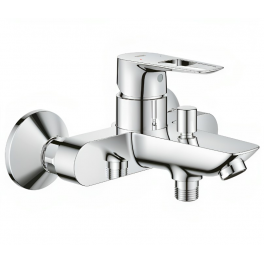 Robinet mitigeur bain douche "Nouveau Bauloop" monocommande, entraxe 15 cm - Grohe - Référence fabricant : 23602001
