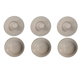 Set of 6 pads for toilet seat Antibes - Selles - Référence fabricant : 16032200000