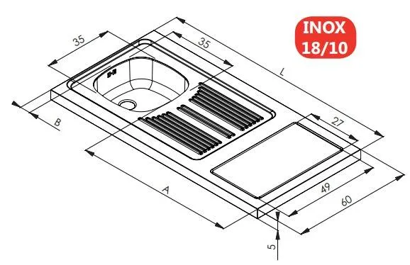 Piezzo igniter block for Forge Adour plancha. - ESPINOSA
