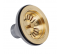 Scarico a cestello senza troppopieno, diametro 114,3mm oro 24 satinato - Lira - Référence fabricant : LIRBO1945141
