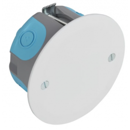 Stop air" flush-mounted junction box + cover diameter 67mm, depth 40mm. - DEBFLEX - Référence fabricant : 718870