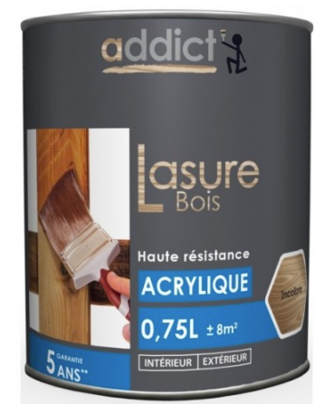 Acrylic woodstain 0.75L, colorless.