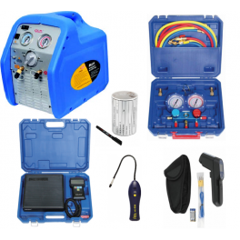 Kit de herramientas de refrigeración, compatible con todos los fluidos y R32, 2 vías - DSZH - Référence fabricant : L0T01006