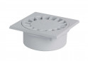 Tuinafvoer met verticale aansluiting M50 F40/63, lichtgrijs