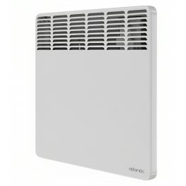 Electric convector radiator 500 W F617 horizontal,<span class='notranslate' data-dgexclude>programmable</span>digital box, white - Atlantic - Référence fabricant : 561728
