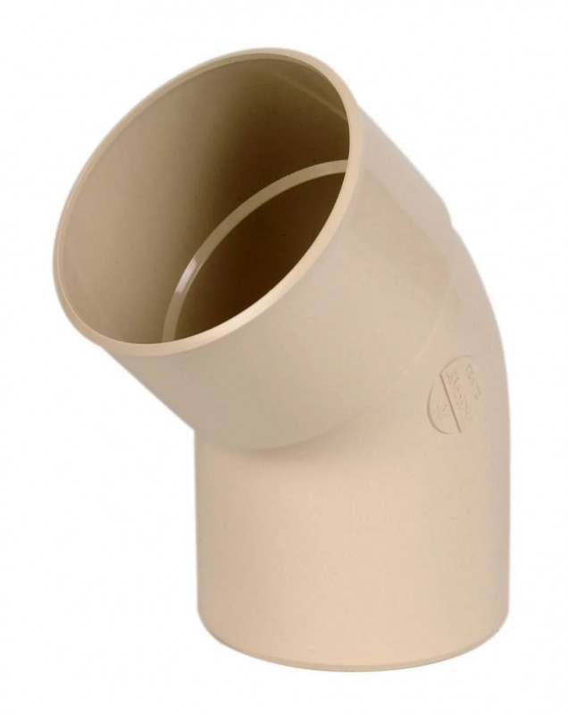 Elleboog 45 graden MF diameter 100