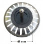 Franke handmatige afvoerkorf, 84 mm met 40 mm steel
