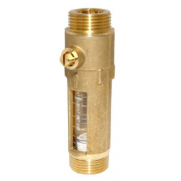 Male/male DFM flowmeter in 26x34 or 1", 5 to 42 L/min. - Velta - Référence fabricant : 80978
