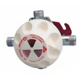 Reversing pressure regulator Propane, D.I.P 8 KG/H 1,5 BAR - Gurtner - Référence fabricant : 20760.N