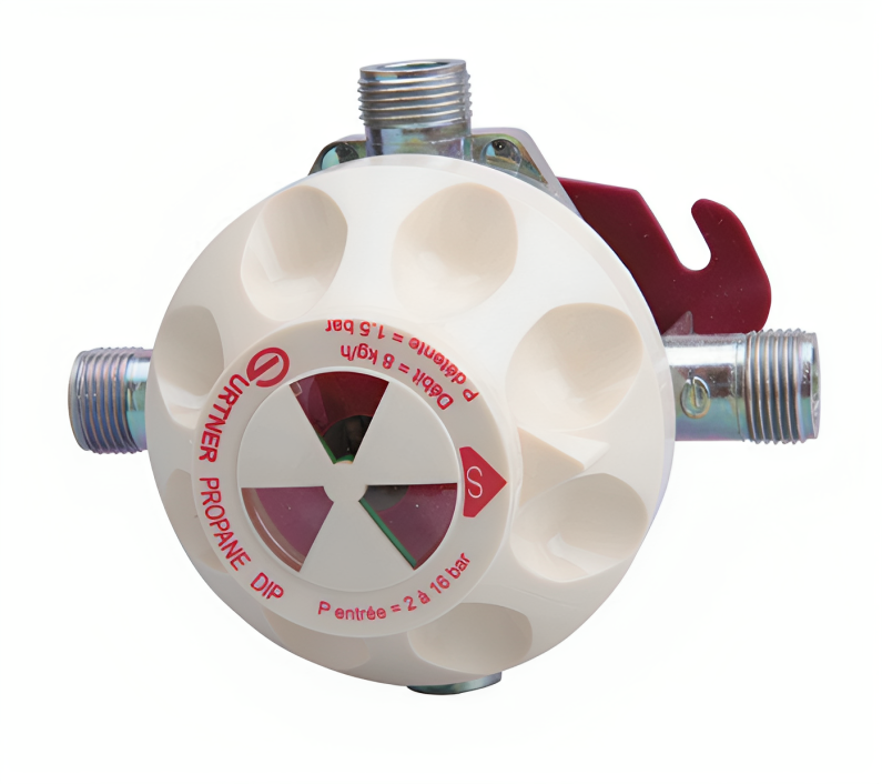 Reversing pressure regulator Propane, D.I.P 8 KG/H 1,5 BAR
