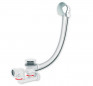 Badafvoer kabel 650 mm, 360° draaibare sifon, afwerking chroom