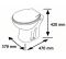 Waterflash 750+ Grinding Toilet Free Shipping - ACTANA - Référence fabricant : ACTWA750
