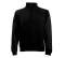 Zip neck sweatshirt, black, size M - Vepro - Référence fabricant : VEPSWEATZIPM