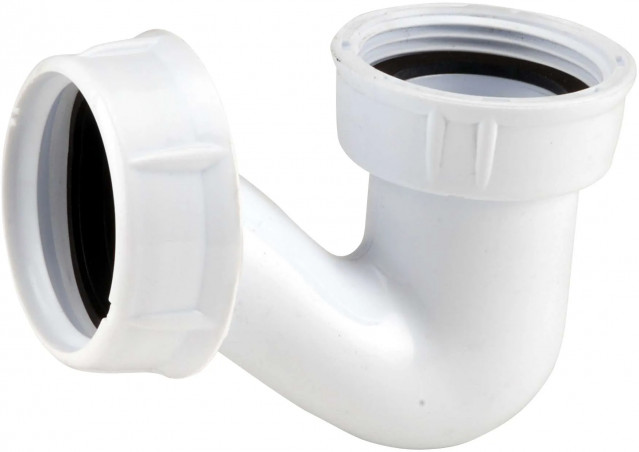 Siphon bidet en \"V\", entrée 33x42 et sortie 40x49 - 0201015