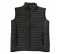Black unisex sleeveless quilted vest, size M - Vepro - Référence fabricant : VEPGIXENONNOIRM