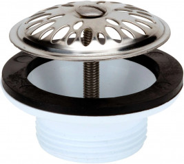 Bonde PVC à grille D.60 bombée pour urinoir - 0201100
