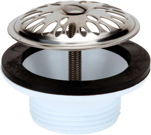 Bonde PVC à grille D.60 bombée pour urinoir - 0201100
