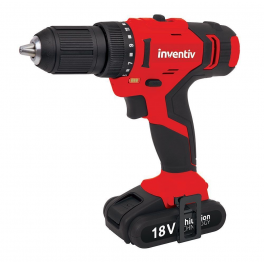 18V, 2Ah, 30 NM cordless screwdriver with battery and charger - INVENTIV - Référence fabricant : 335151