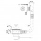 Diameter afstandhouder 30 mm voor tankdiameter dikte 11 tot 17 mm