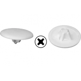 White cap for pozidriv countersunk screws, 30 pcs. - Vynex - Référence fabricant : 019901