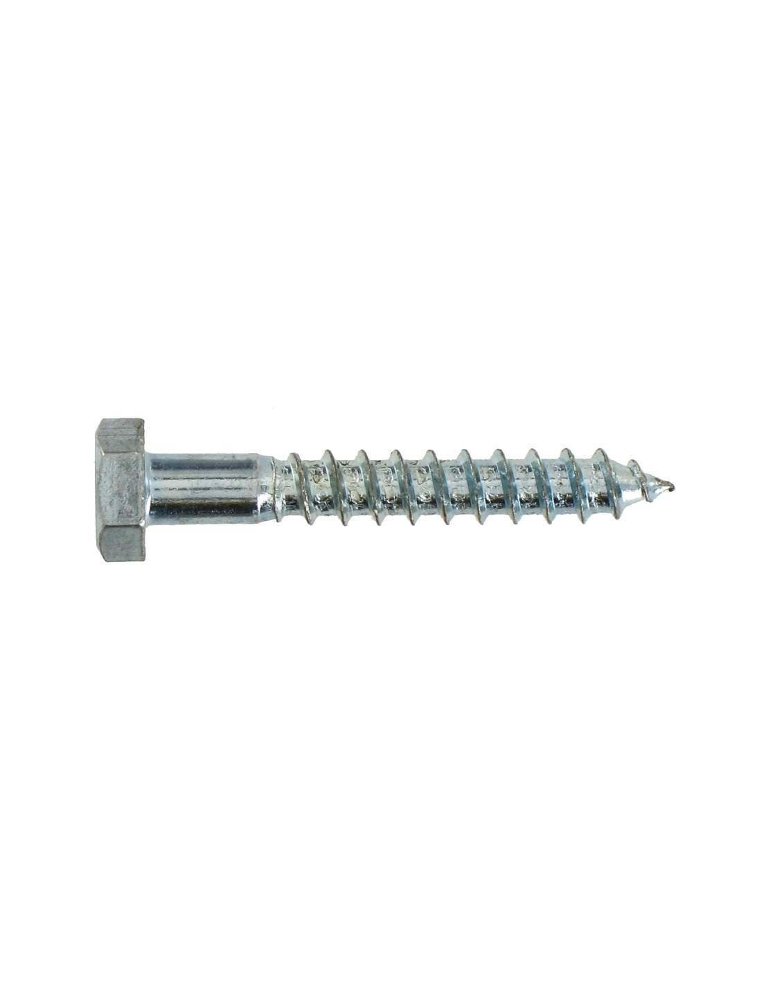 Zinc-plated steel lag bolt 8x100, 3 pieces.