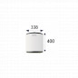 Compact 15L elektrische boiler voor onder de gootsteen, 2000W, D.33.8, H.39.9 cm