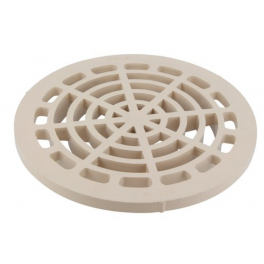 Grate 185 mm for NICOLL SCP11S yard drain, sand color - NICOLL - Référence fabricant : GSCP11S