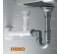 Valve automatique anti-gargouillement "Glu-Glu Stop" pour lavabo et bidet, diamètre 40 mm - Lira - Référence fabricant : LIREVA150001