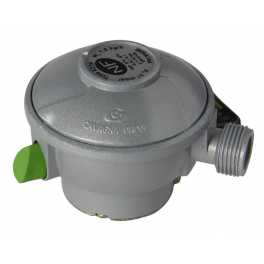 Propan-Gas-Druckminderer Quick-on-Anschluss , Durchmesser 20 mm, 20x150, 1,5kg/h, 37mbar - Favex - Référence fabricant : 6375001