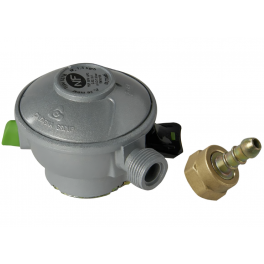 Regulador de presión de butano Conexión rápida diámetro 27 mm, M20x150 con boquilla, 1,3 kg/h - Favex - Référence fabricant : 6375709