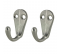 Decorative cane hook H.40mm, aluminium, 2 pcs. - CIME - Référence fabricant : INTCRCQ333572