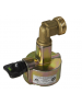 Robinet gaz adaptateur pour valve de connexion diamètre 27 mm