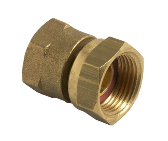 Double female gas connector 20x150