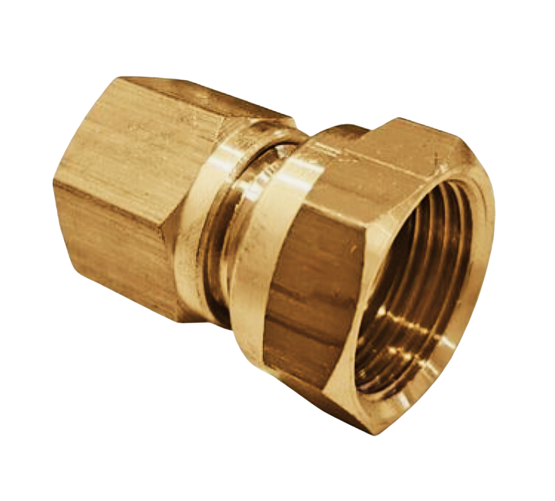 NF female bicone gas fitting 20x150 for 8 mm copper
