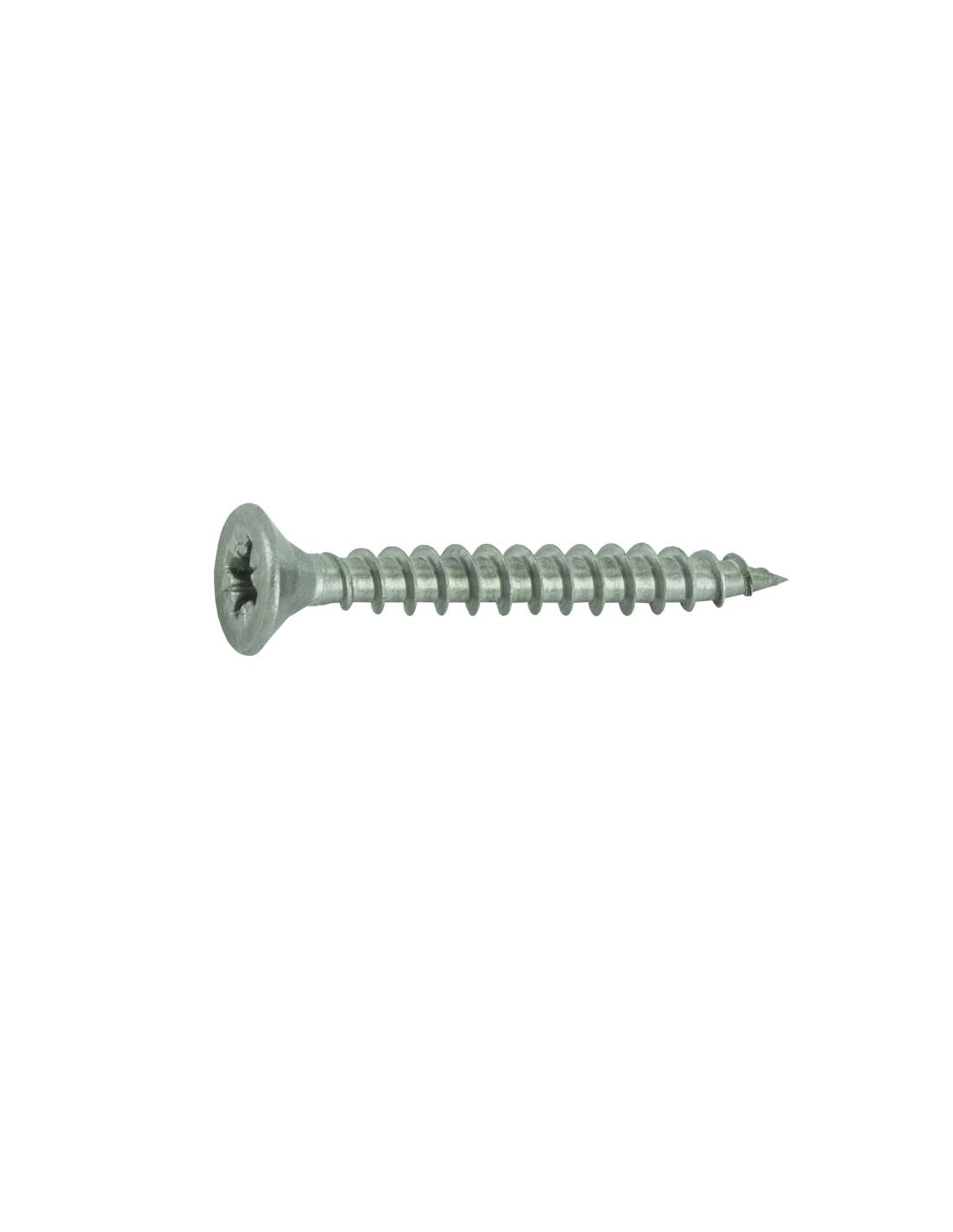 Pozidriv stainless steel A2 5x30 countersunk agglomerated screws, 17 pcs.