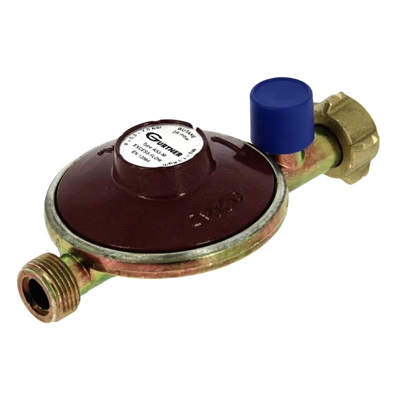 Butaangasdrukregelaar 28 MB, Debiet 1,3 kg/h, vast met veiligheidsinrichting