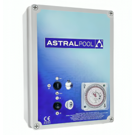 Caja eléctrica para filtración y foco de 300 W con disyuntor de 4 a 6 A - Astrapool - Référence fabricant : 74322