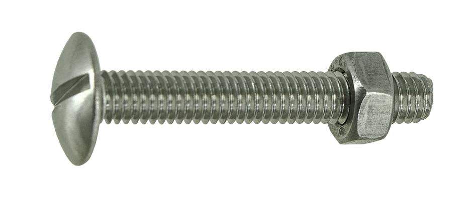 Stove bolt stainless steel A2 5x30mm, 12 pcs.