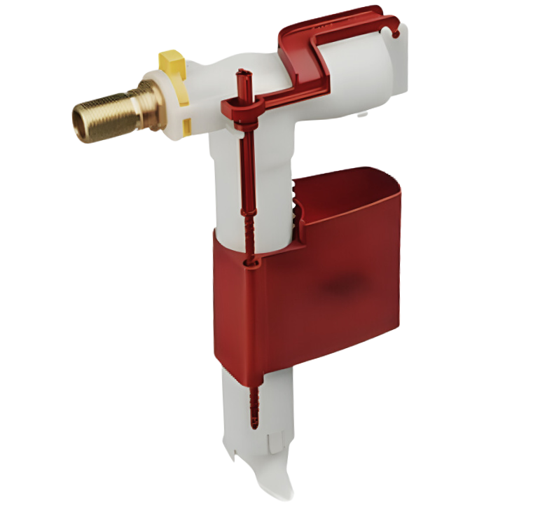 Float valve with support for Bati-support Sanit