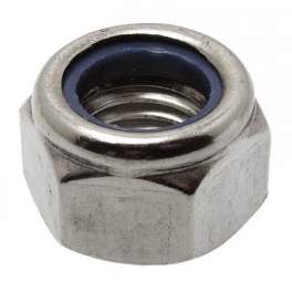Hexagonal nuts in stainless steel A4 diameter 8mm, 8 pcs. - Vynex - Référence fabricant : 403944