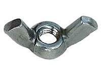 A4 stainless steel wing nut, 8mm diameter, 3 pcs.