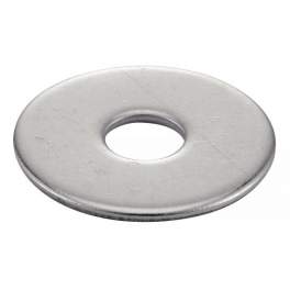 Wide zinc-plated steel washer, 6mm diameter, 200 pcs. - Vynex - Référence fabricant : 029615
