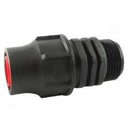 Quick-fit adapter, male 15x21 (1/2"), for 16mm drip hose - CODITAL - Référence fabricant : 5541161500