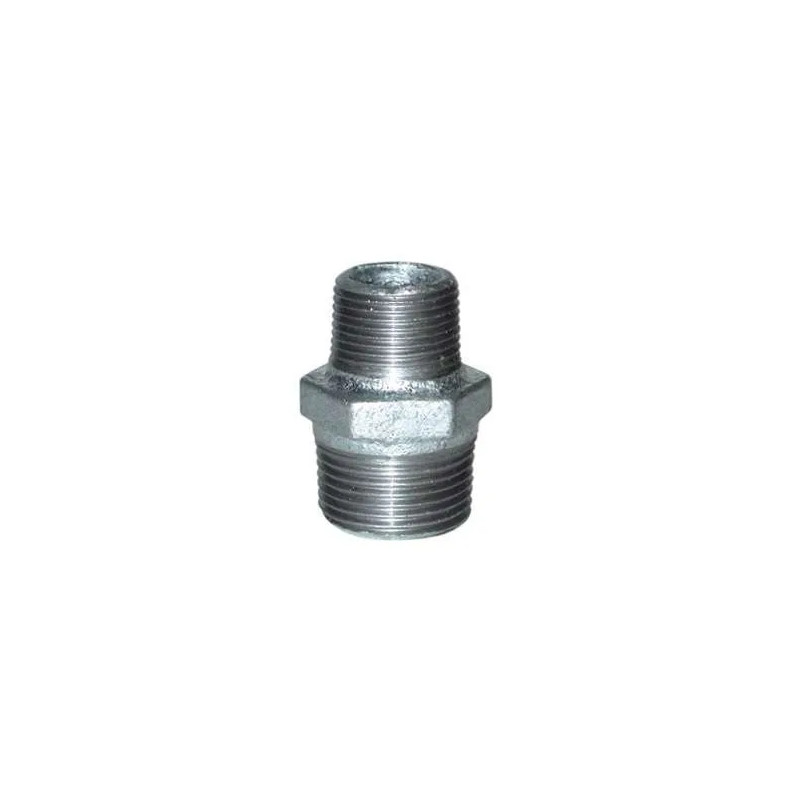 Verloopnippel 50x60, 33x42, dubbel verzinkt mannelijk Verloopnippel 50x60, 33x42, dubbel verzinkt mannelijk