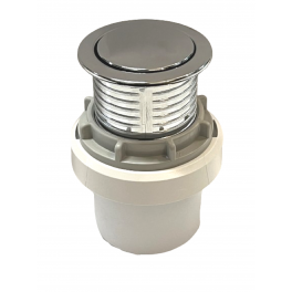 Complete pneumatic pushbutton for total evacuation chrome-plated - Valsir - Référence fabricant : VS0875425